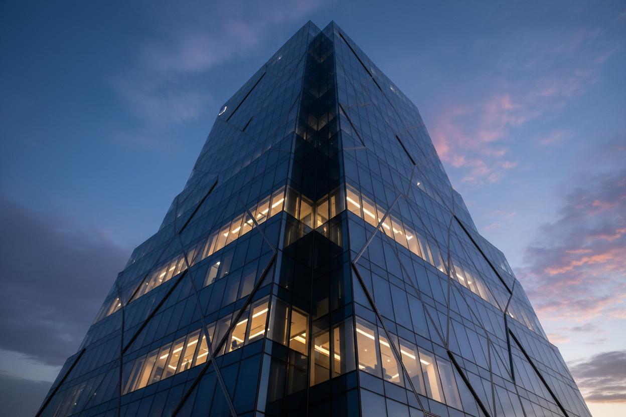 Modern architecture skyscraper