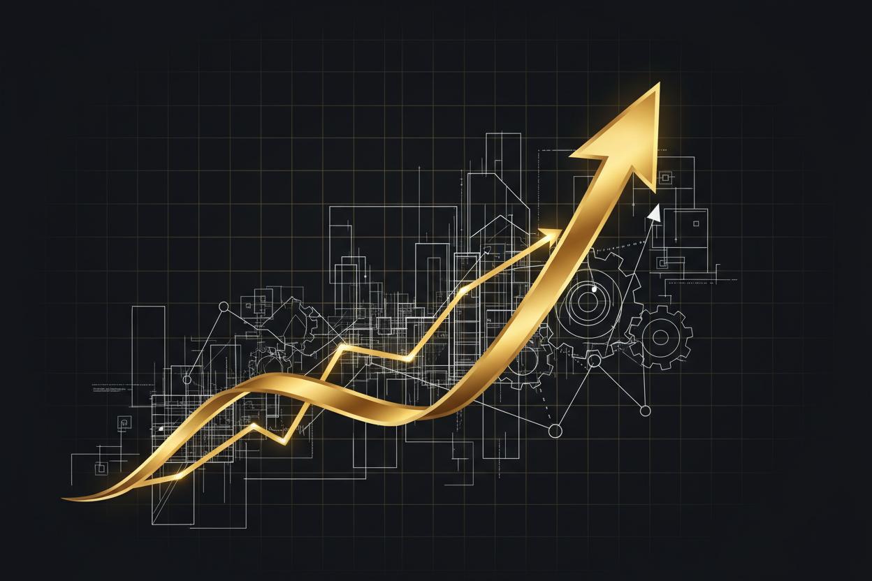 Financial growth chart